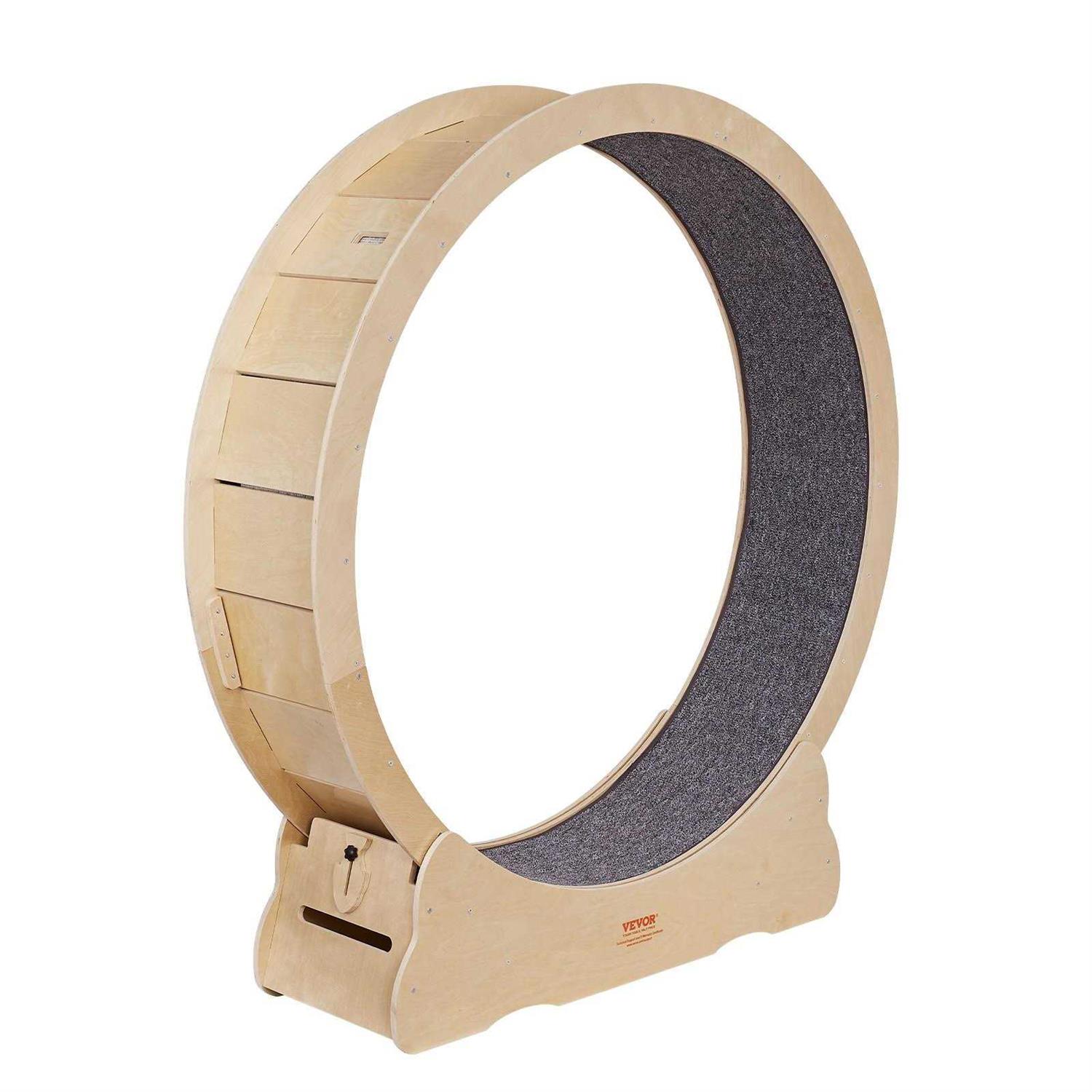 VEVOR Cat Exercise Wheel Large Cat Treadmill Wheel for Indoor Cats Cat Running Wheel with Detachable Carpet and Cat Teaser - Nail Gallerys