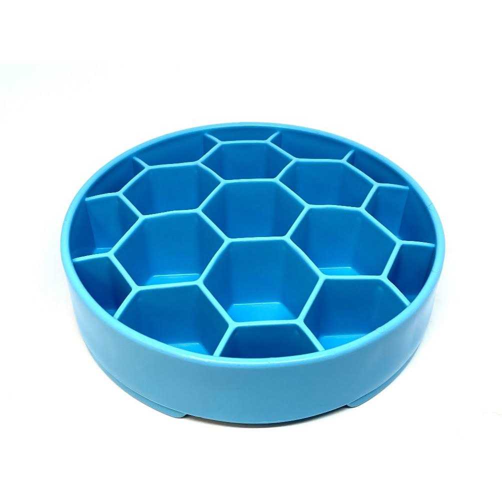 SodaPup Honeycomb Design eBowl Enrichment Slow Feeder Bowl for Dogs - Nail Gallerys