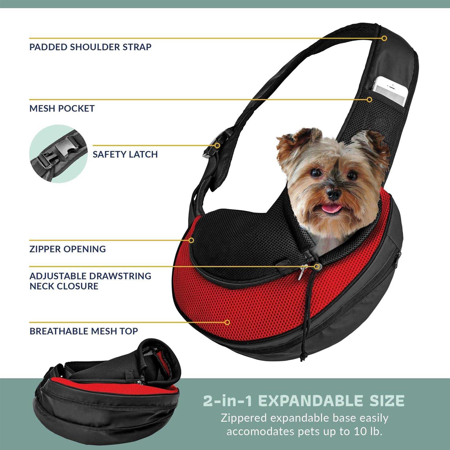 Katziela Expandable Pet Carrier Sling Bag - Nail Gallerys