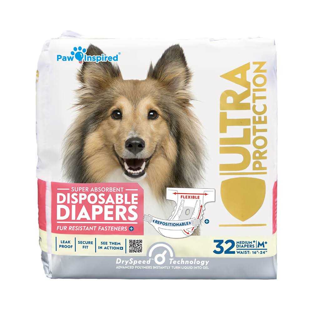 Paw Inspired Disposable Dog Diapers Female Dog Diapers Ultra Protection - Nail Gallerys
