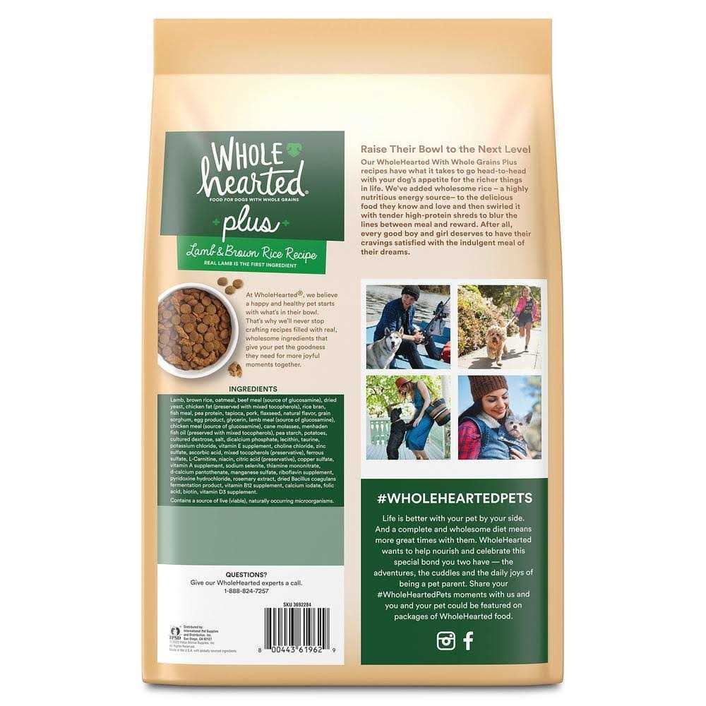 WholeHearted Plus Brown Rice Recipe with Whole Grains Dry Dog Food - Nail Gallerys