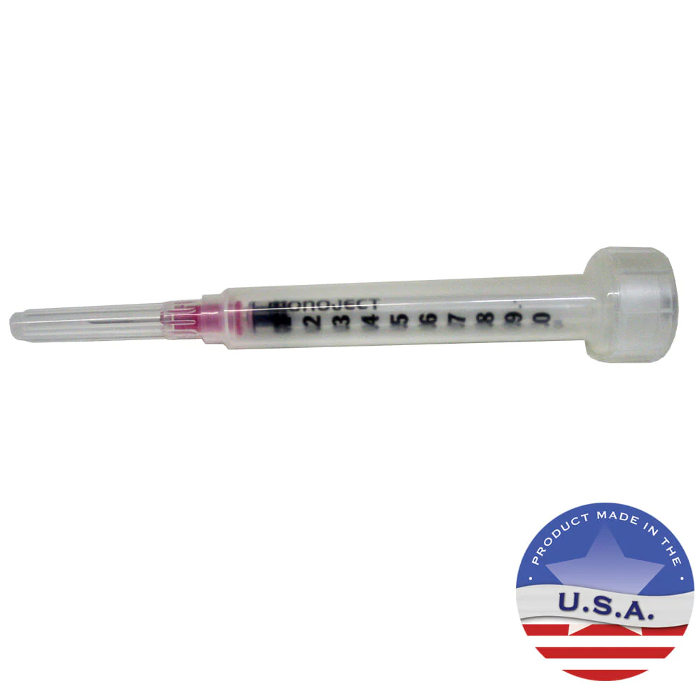 Rx Monoject Tuberculin (TB) Syringe with Needle - Nail Gallerys