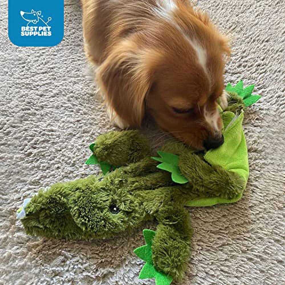 Best Pet Supplies 2-in-1 Stuffless Squeaky Dog Toys with Soft, Durable Fabric for Small - Nail Gallerys