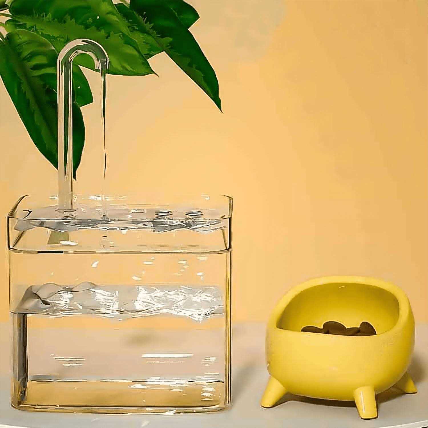 Pet Fountain Pet Water Fountain50oz/1.5L Cat Water Fountain Dog Automatic Water Dispenser with Filters ,fresh - Nail Gallerys