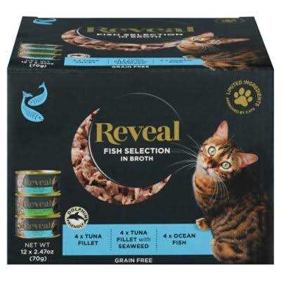 Reveal Grain Free Fish Selection in Broth Wet Cat Food - Nail Gallerys