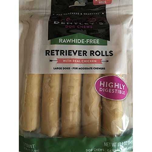Dentley’s Rawhide Free Retriever Rolls 7 Dog - Nail Gallerys