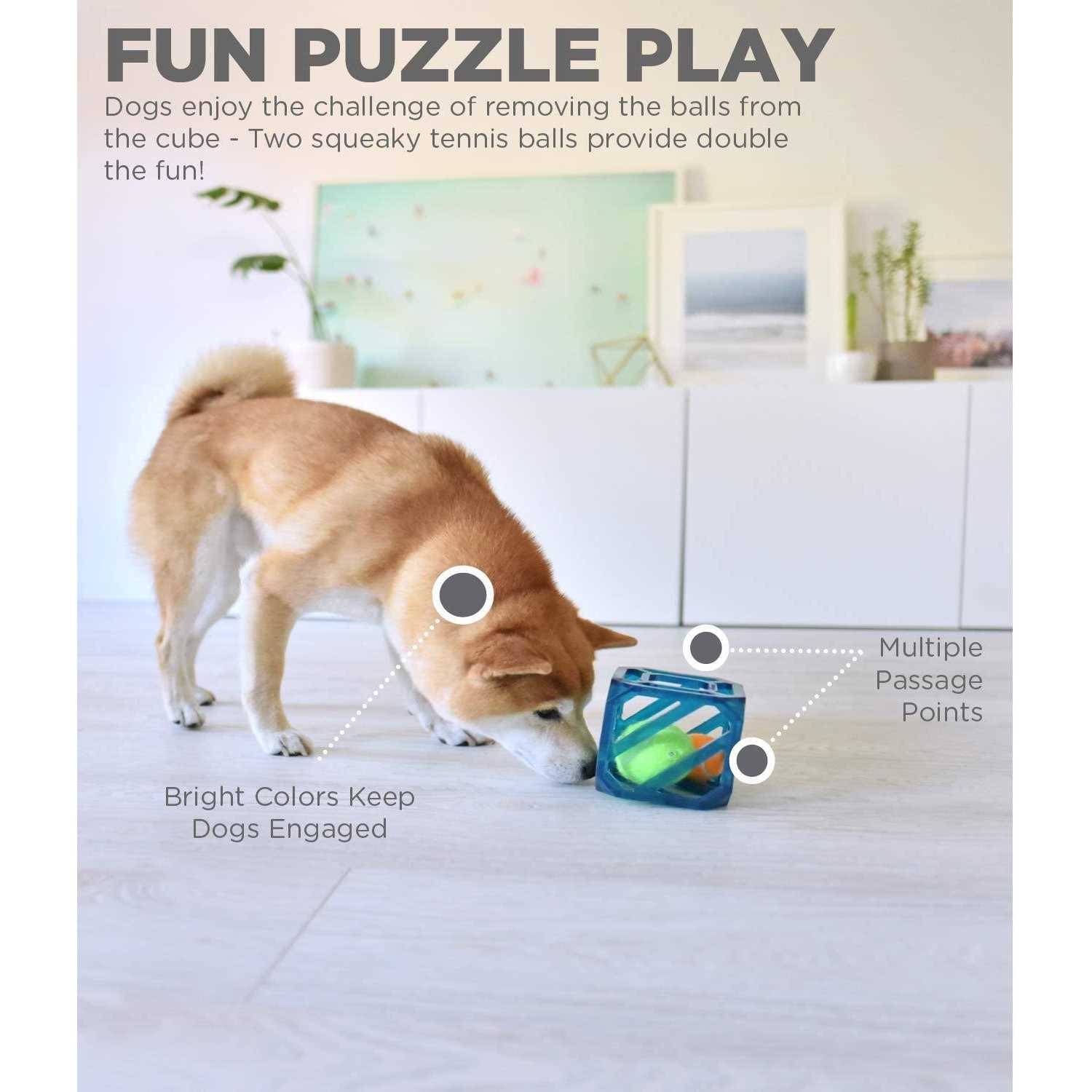 Outward Hound Puzzle Cube Interactive Dog Toy - Nail Gallerys
