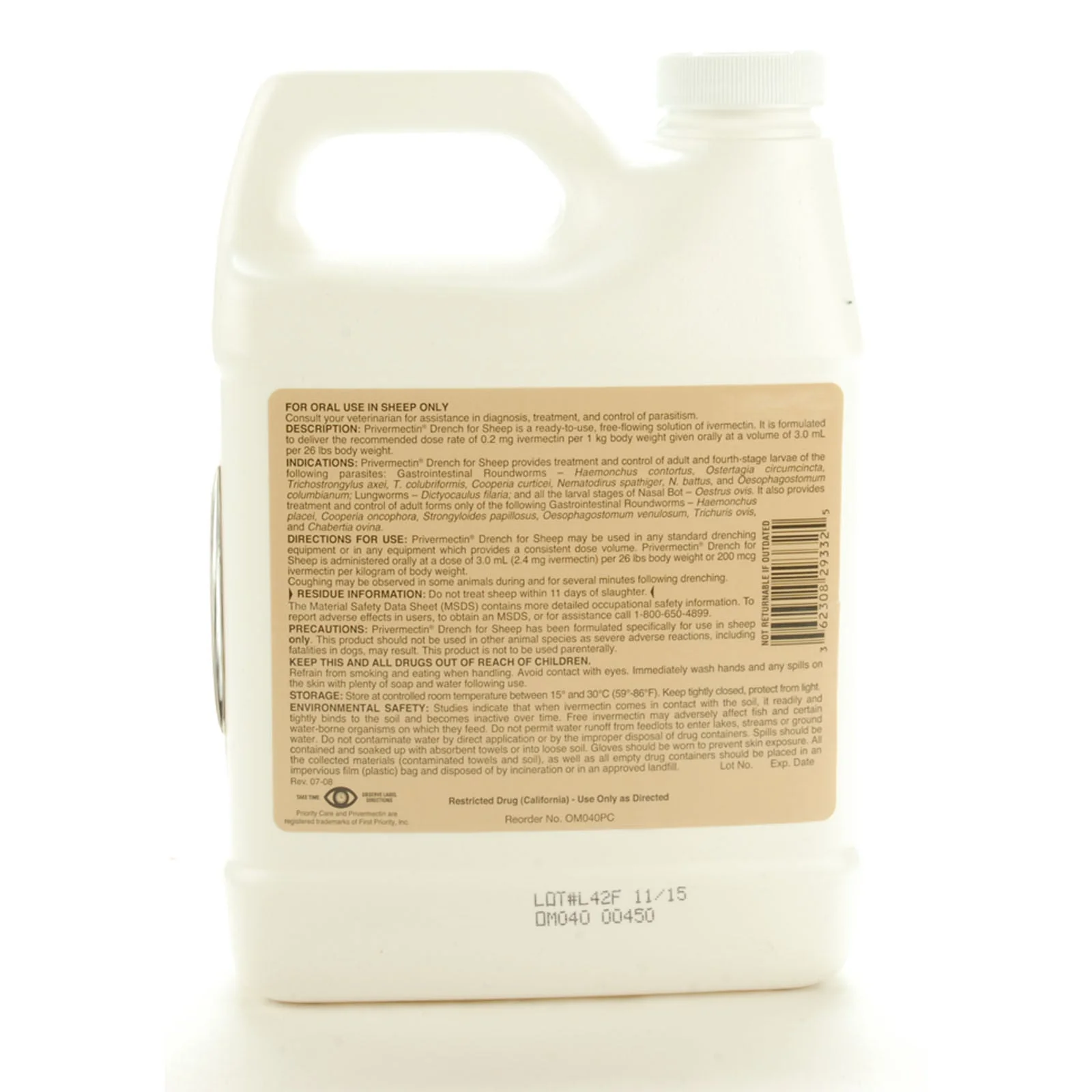 Privermectin Sheep Drench Wormer - Nail Gallerys