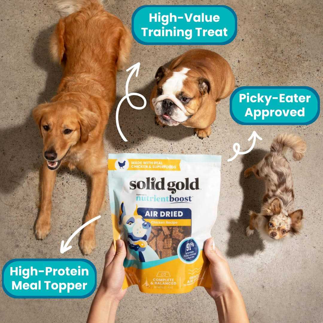 Solid Gold Air Dried Dog Food Toppers for Picky Eaters Dog Food Topper Made with Real - Nail Gallerys