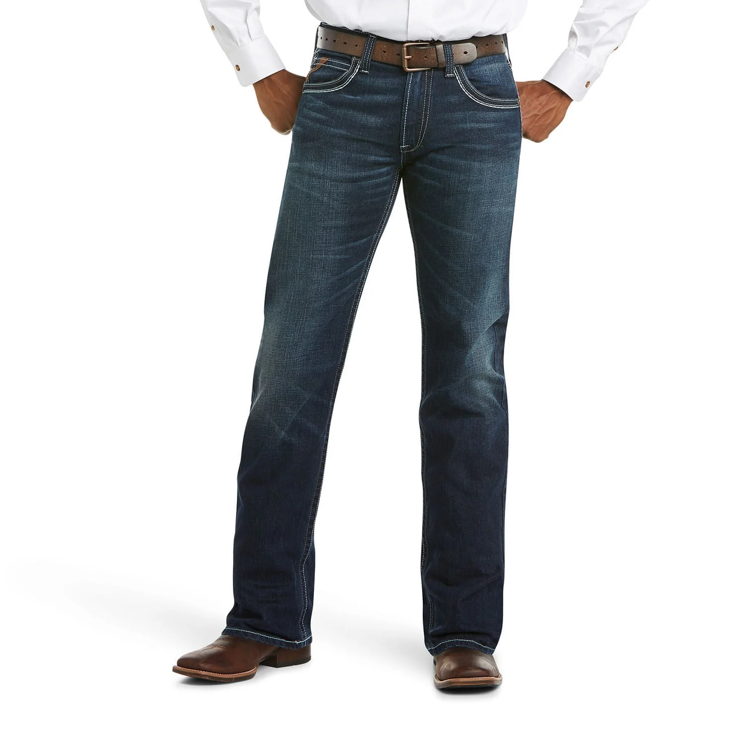 Ariat Men's M5 Slim Stretch Coltrane Stackable Straight Leg Jean - Nail Gallerys