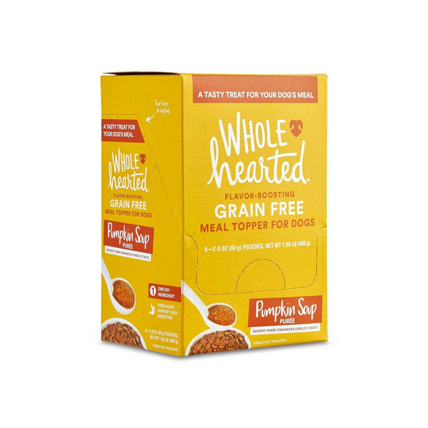 WholeHearted Pumpkin Soup Puree Dog Meal Topper - Nail Gallerys