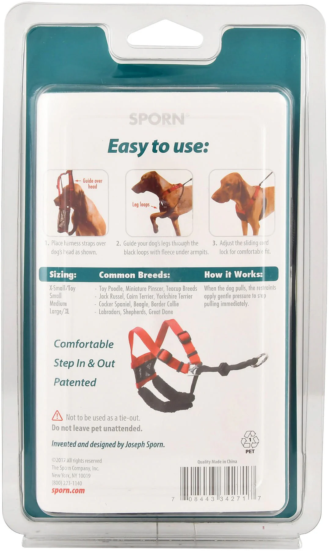Sporn Non-Pulling Mesh Harness, Small - Nail Gallerys
