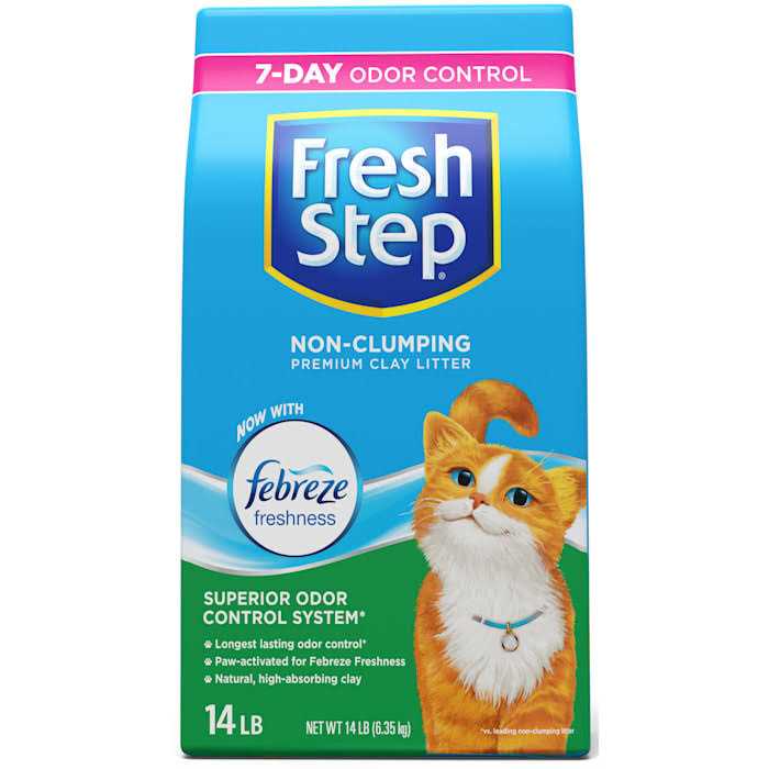 Fresh Step Scented Non-Clumping Clay Cat Litter with Febreze - Nail Gallerys