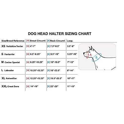 Dogs My Love Dog Head Collar Halter Sizes - Nail Gallerys