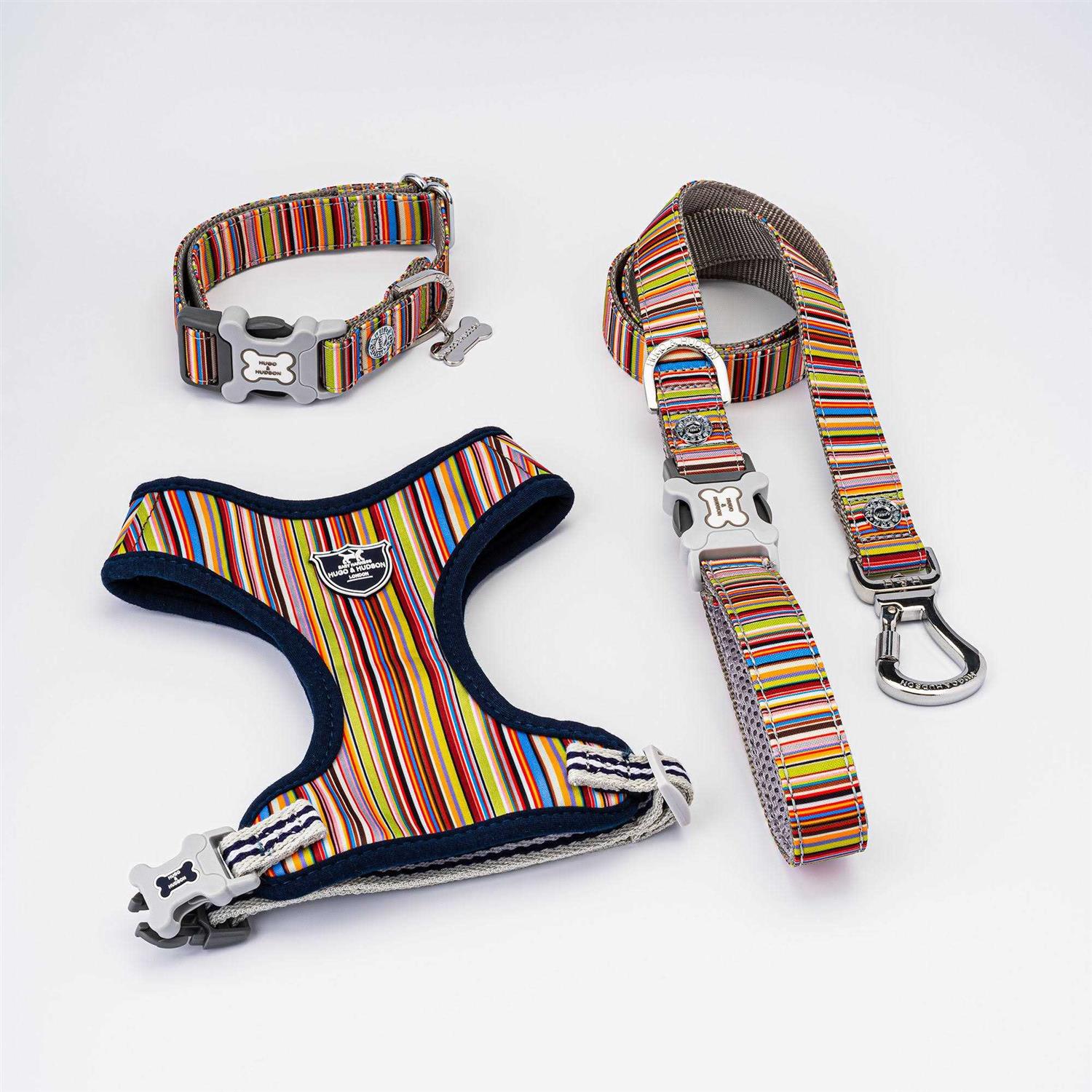 HUGO & HUDSON Fabric Nylon Dog Collar - Nail Gallerys