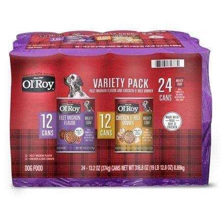Ol’ Roy Meaty Loaf Wet Dog Food Variety Pack, Filet Mignon Flavor and Chicken & Rice Dinner - Nail Gallerys