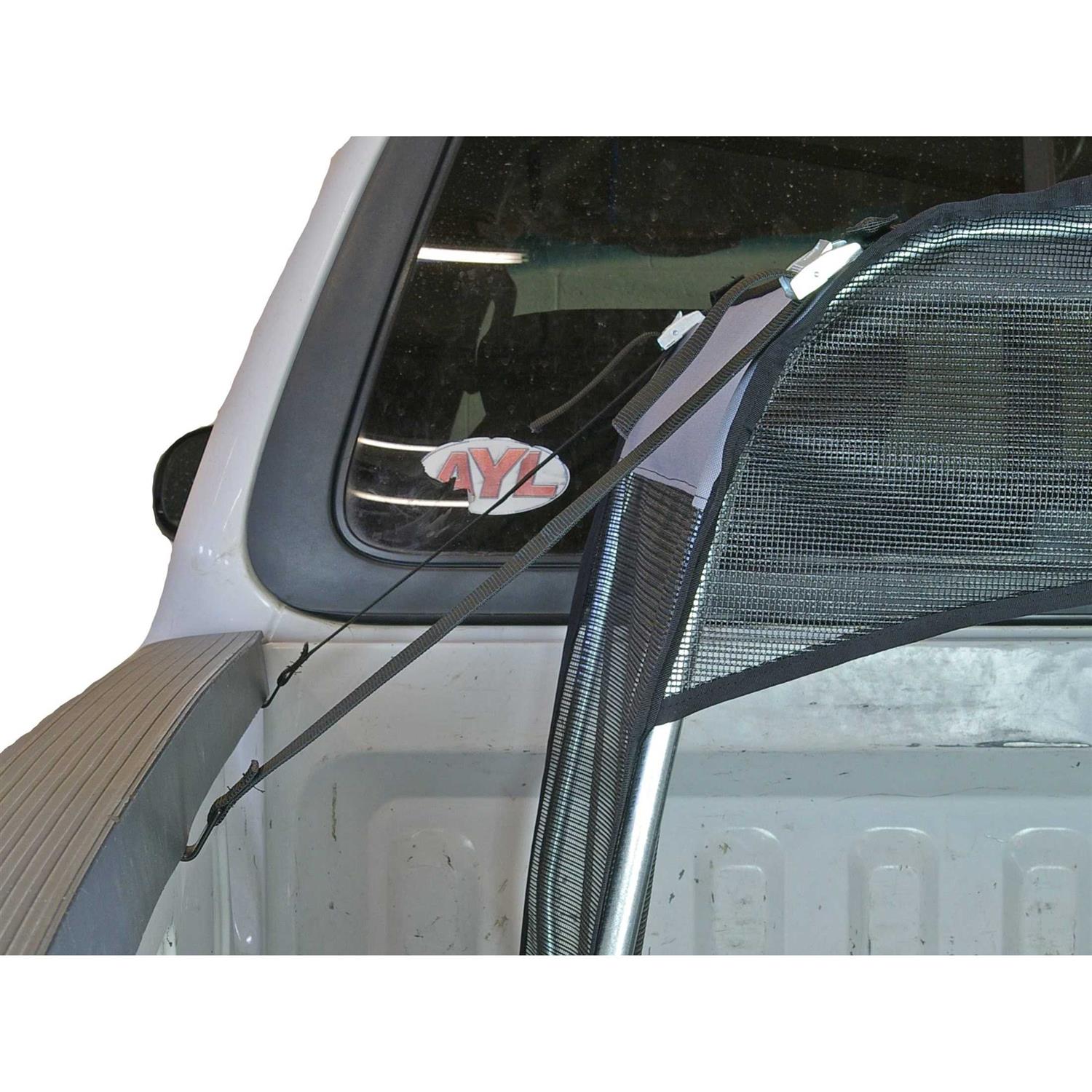 Bushwhacker K9 Canopy w/Pad and Tether for Truck Bed Dog Shade Shelter Kennel Hound Hut Tent Leash Pup Restraint Carrier Lead Barrier Vehicle Crate - Nail Gallerys