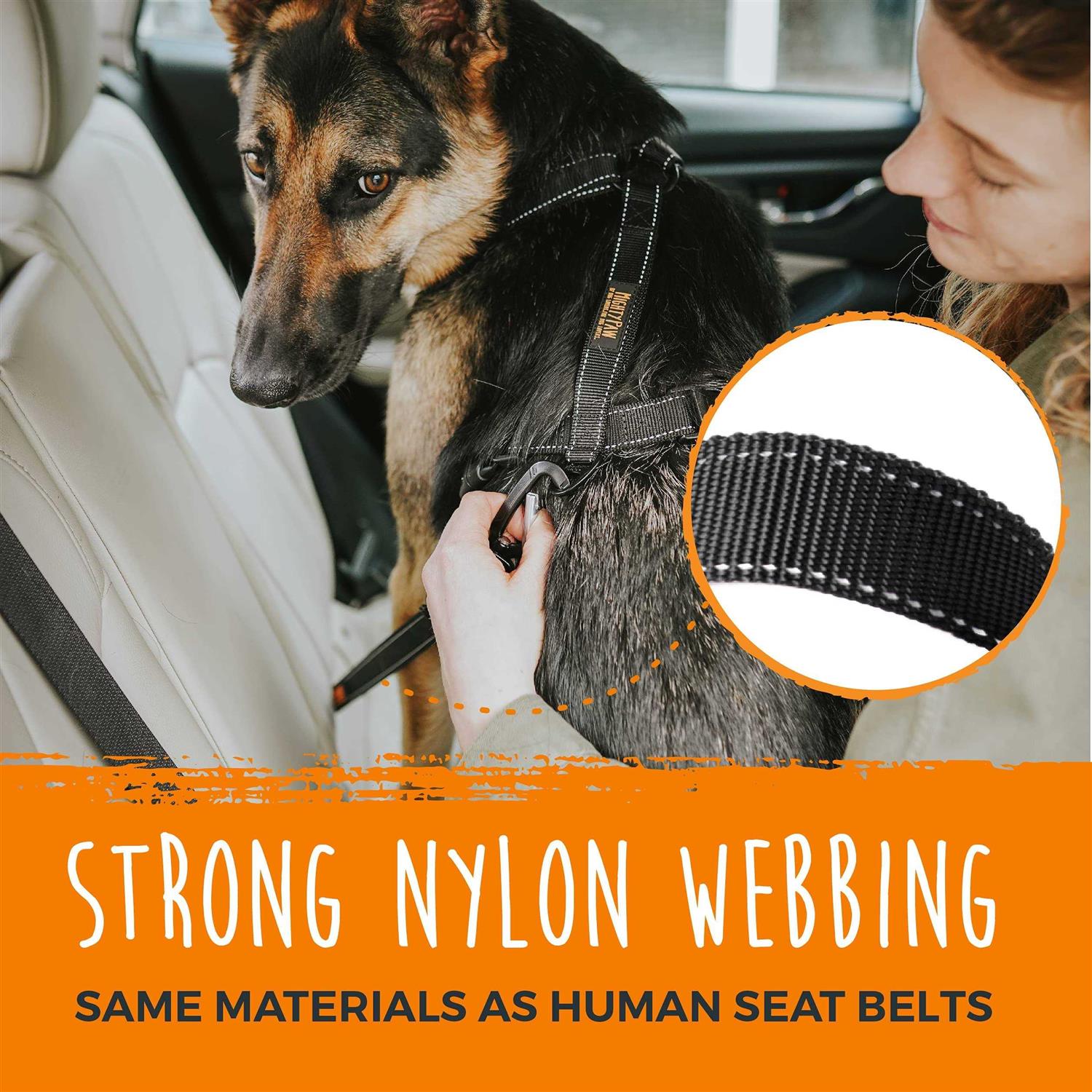 Mighty Paw Safety Belt Dog Seat Belt - Nail Gallerys