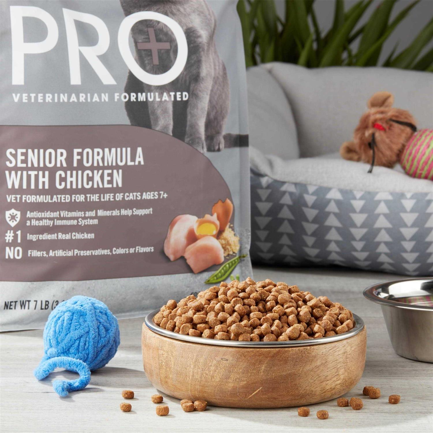 Pure Balance Pro+ Senior Formula with Chicken Dry Cat Food - Nail Gallerys