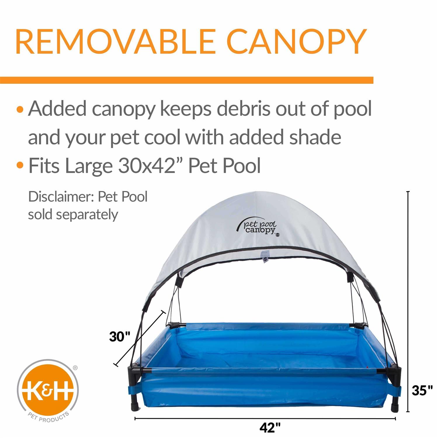 K&H Pet Products Pet Pool Canopy - Nail Gallerys
