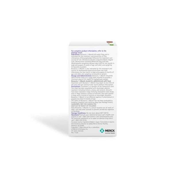 Bravecto 1-Month Chews for Dogs 22-44 lbs - Nail Gallerys