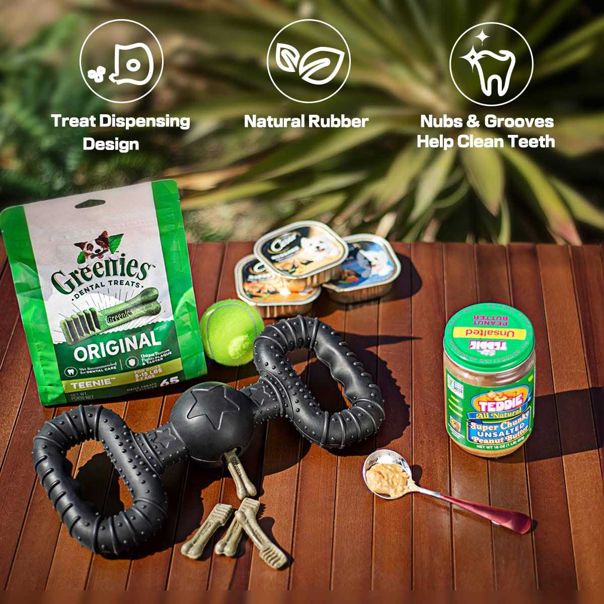 BiteKing Natural Rubber Dog Toys for Large Aggressive Chewers - Nail Gallerys