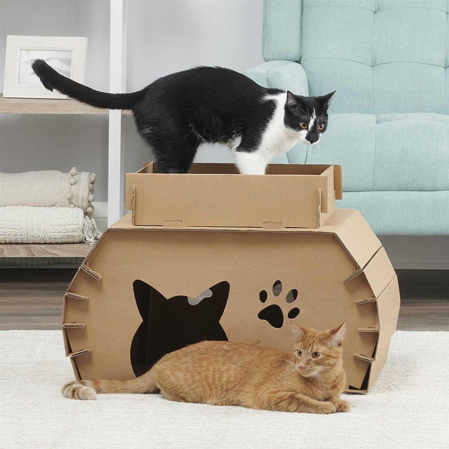 Carlson Pet Products Cat Camper and Scratcher - Nail Gallerys