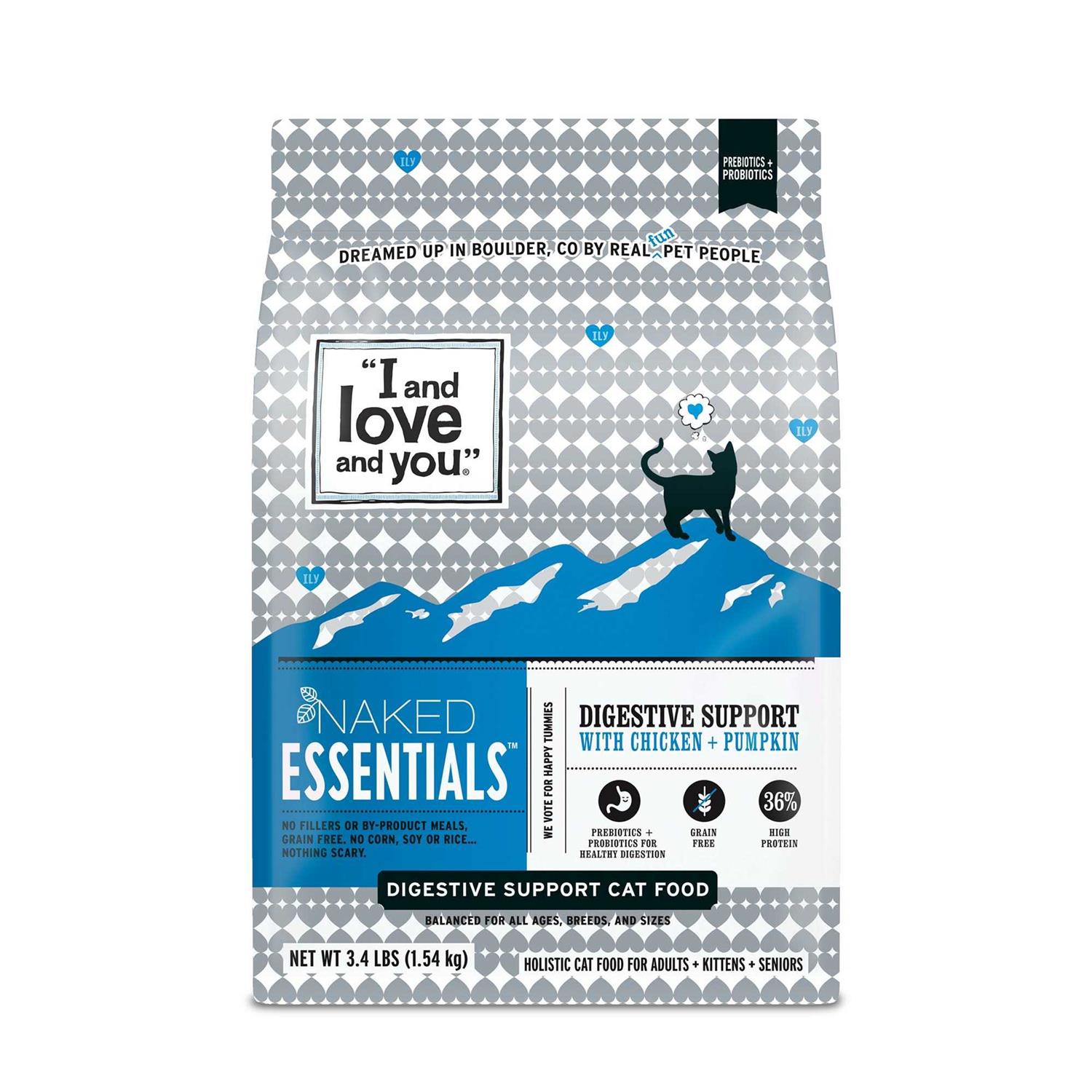 I and Love and You Naked Essentials Digestive Support Chicken & Pumpkin Dry Cat Food - Nail Gallerys