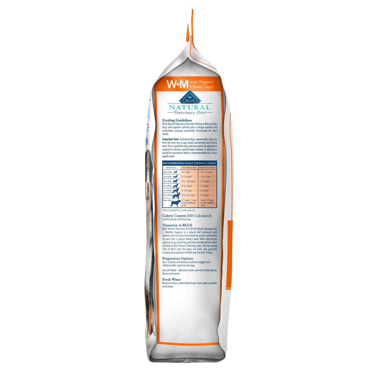 Blue Buffalo Natural Veterinary Diet W+M Weight Management + Mobility Support Dry Dog Food - Nail Gallerys