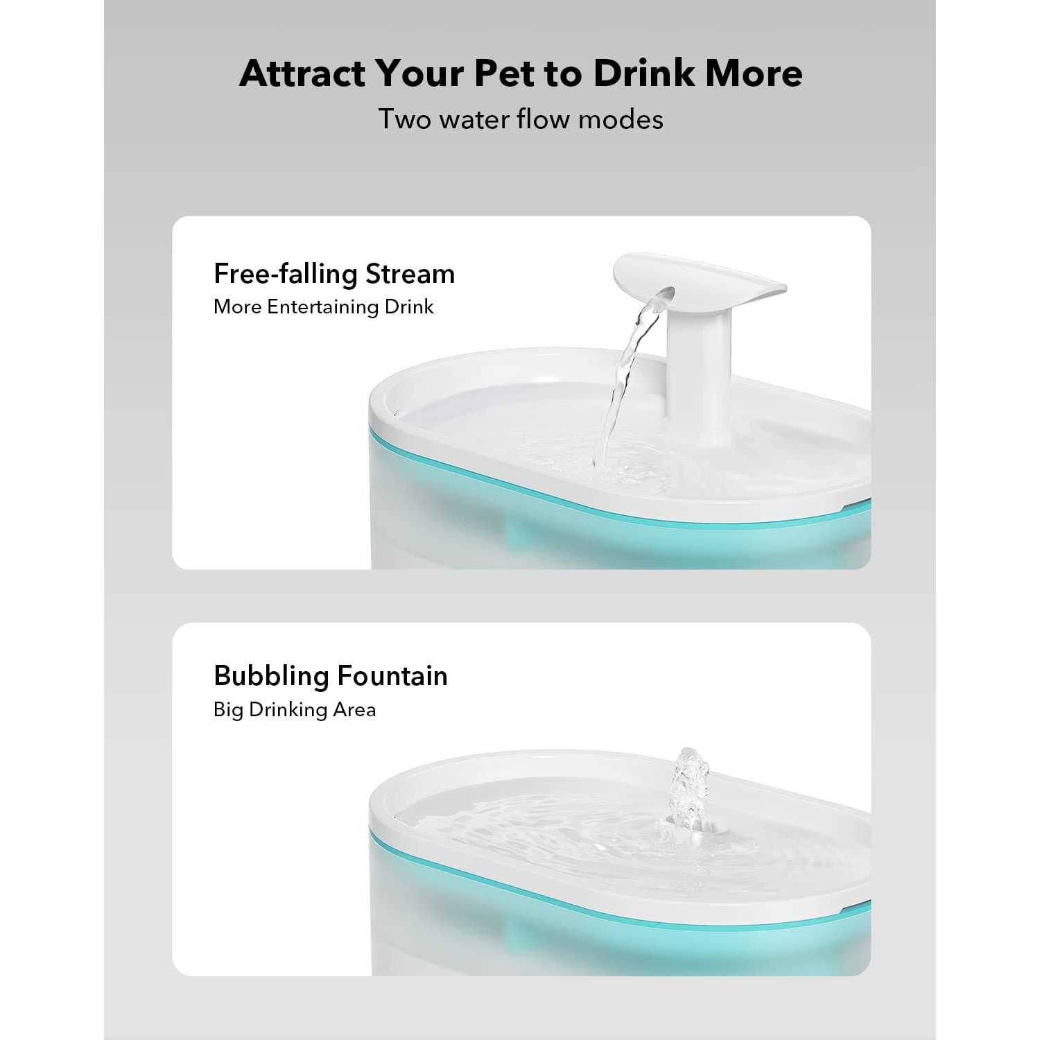 PETLIBRO Cat Water Fountain 71oz/2.1L Ultra Quiet Pet Water Fountain for Cats Inside - Nail Gallerys