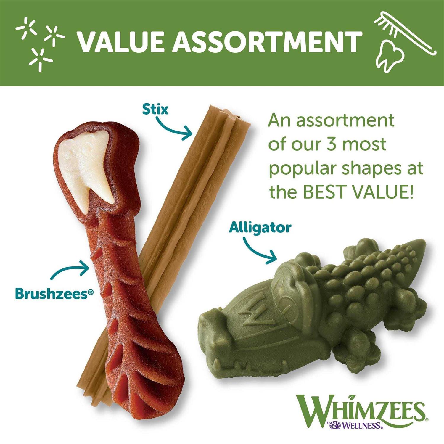 Whimzees Variety Pack Dental Dog Treats - Nail Gallerys