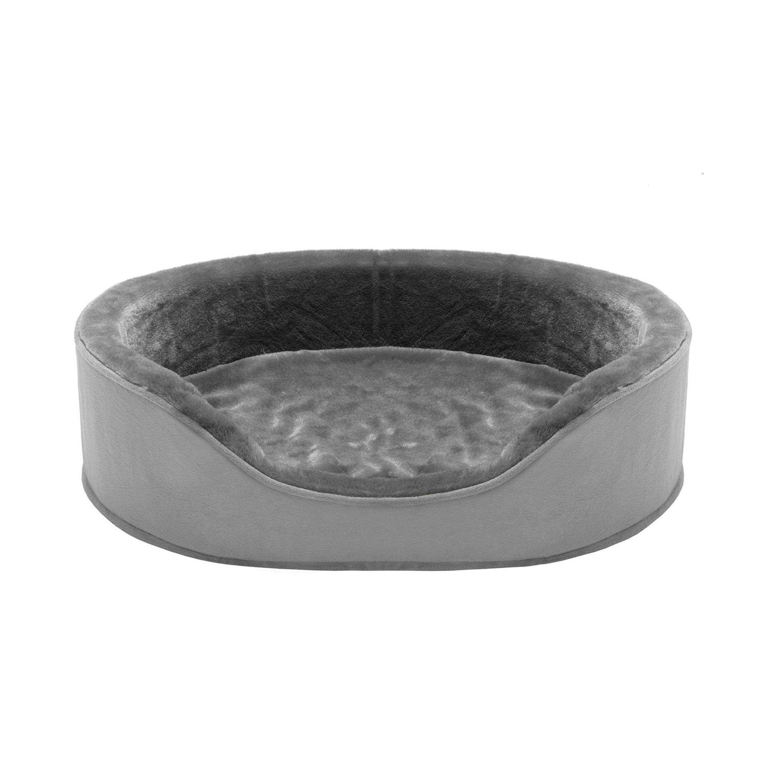 FurHaven Plush & Velvet Oval Dog Bed - Nail Gallerys