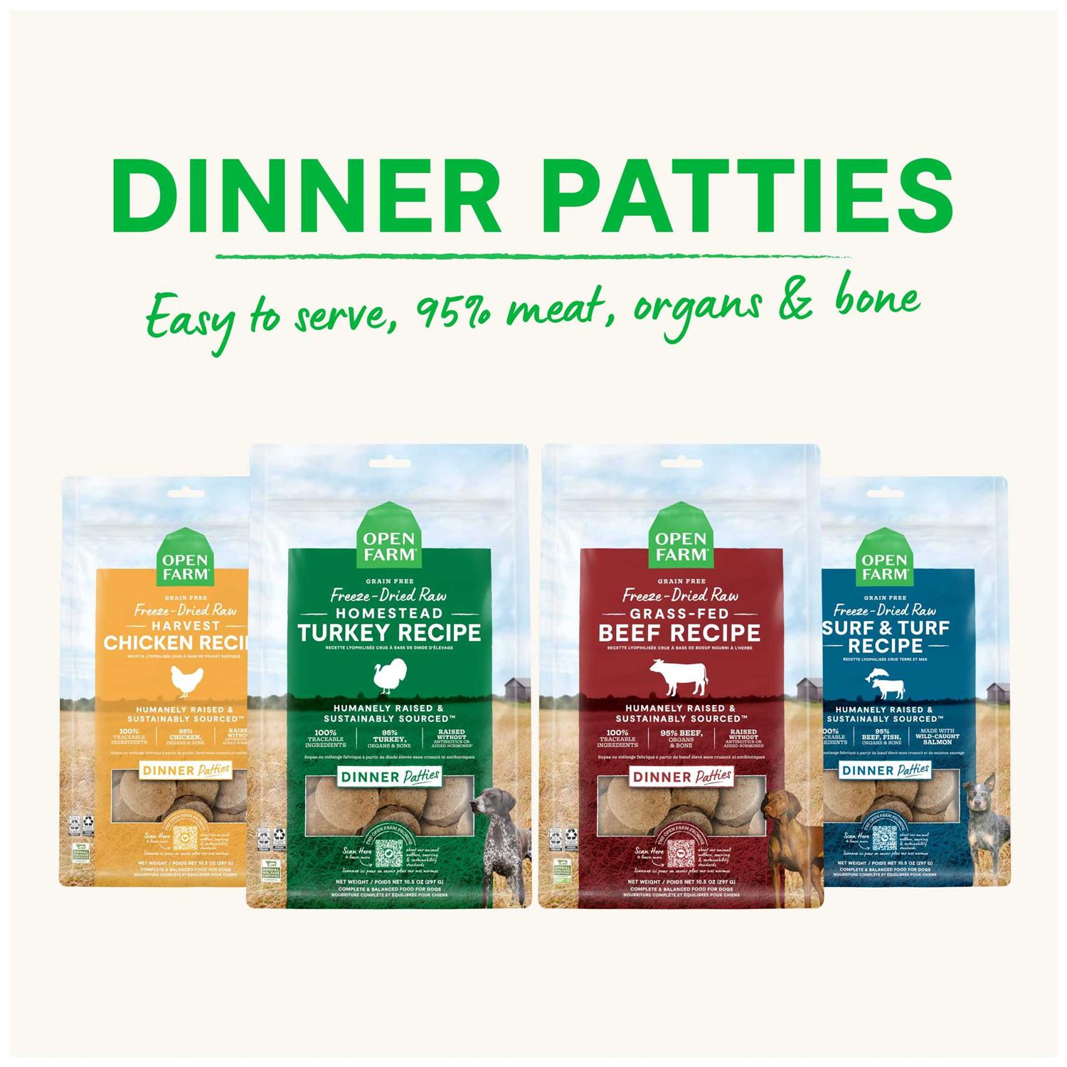 Open Farm Freeze Dried Raw Patties Dog Food - Nail Gallerys