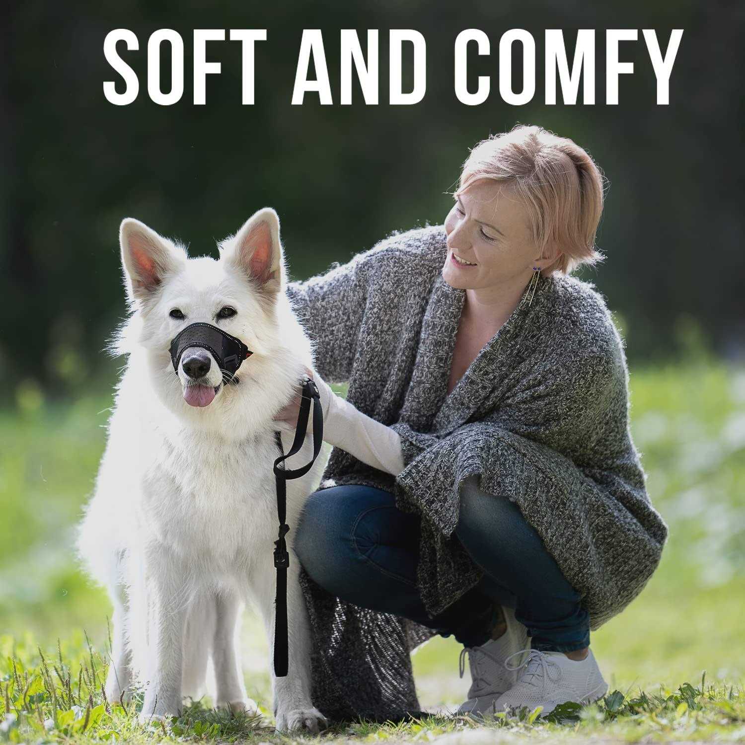 GoodBoy Dog Muzzle That Allows Drinking and Panting, Prevents Biting - Nail Gallerys