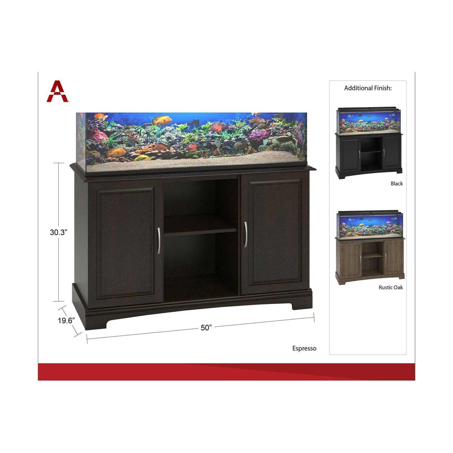 Ameriwood Home Alta Vista 50 75 Gallon Aquarium Stand - Nail Gallerys
