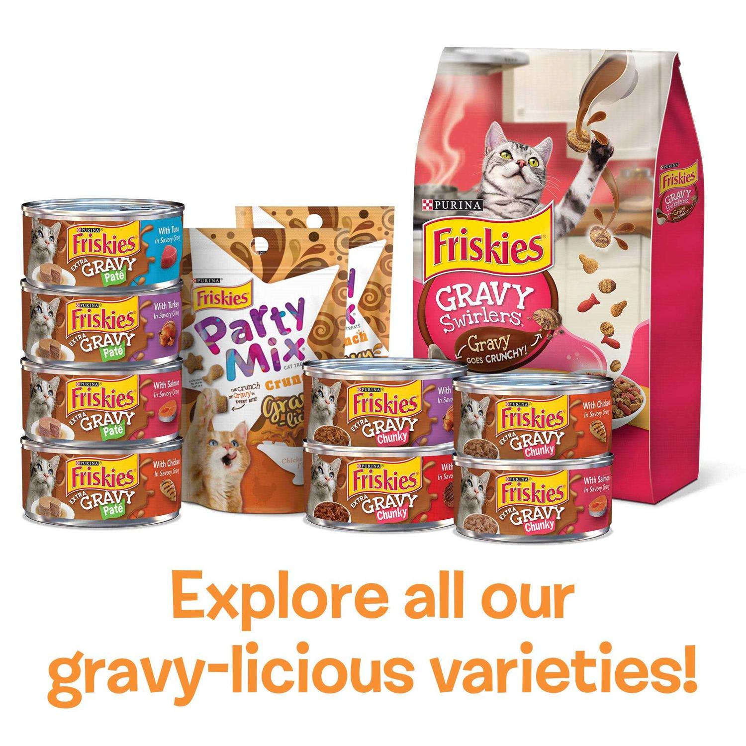 Purina Friskies Extra Gravy Chunky Wet Cat Food Variety Pack - Nail Gallerys