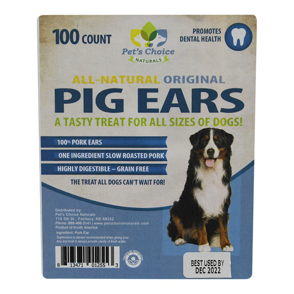 Pet's Choice Plain Pig Ears - Nail Gallerys