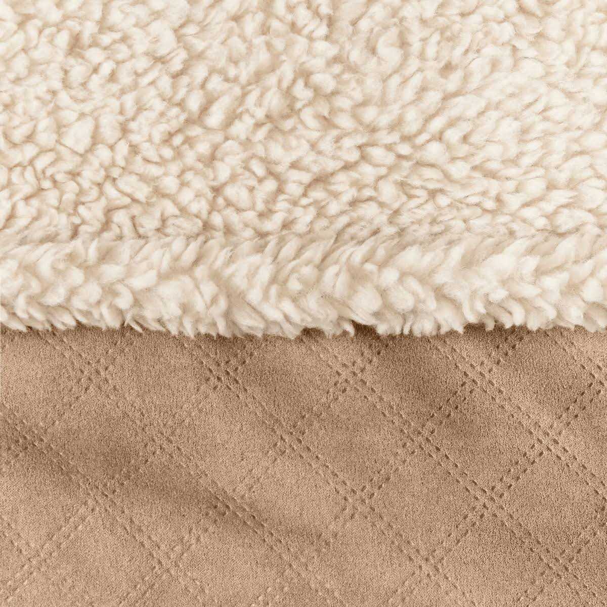 Orvis ComfortFill-Eco Wraparound Dog Bed with Fleece - Nail Gallerys