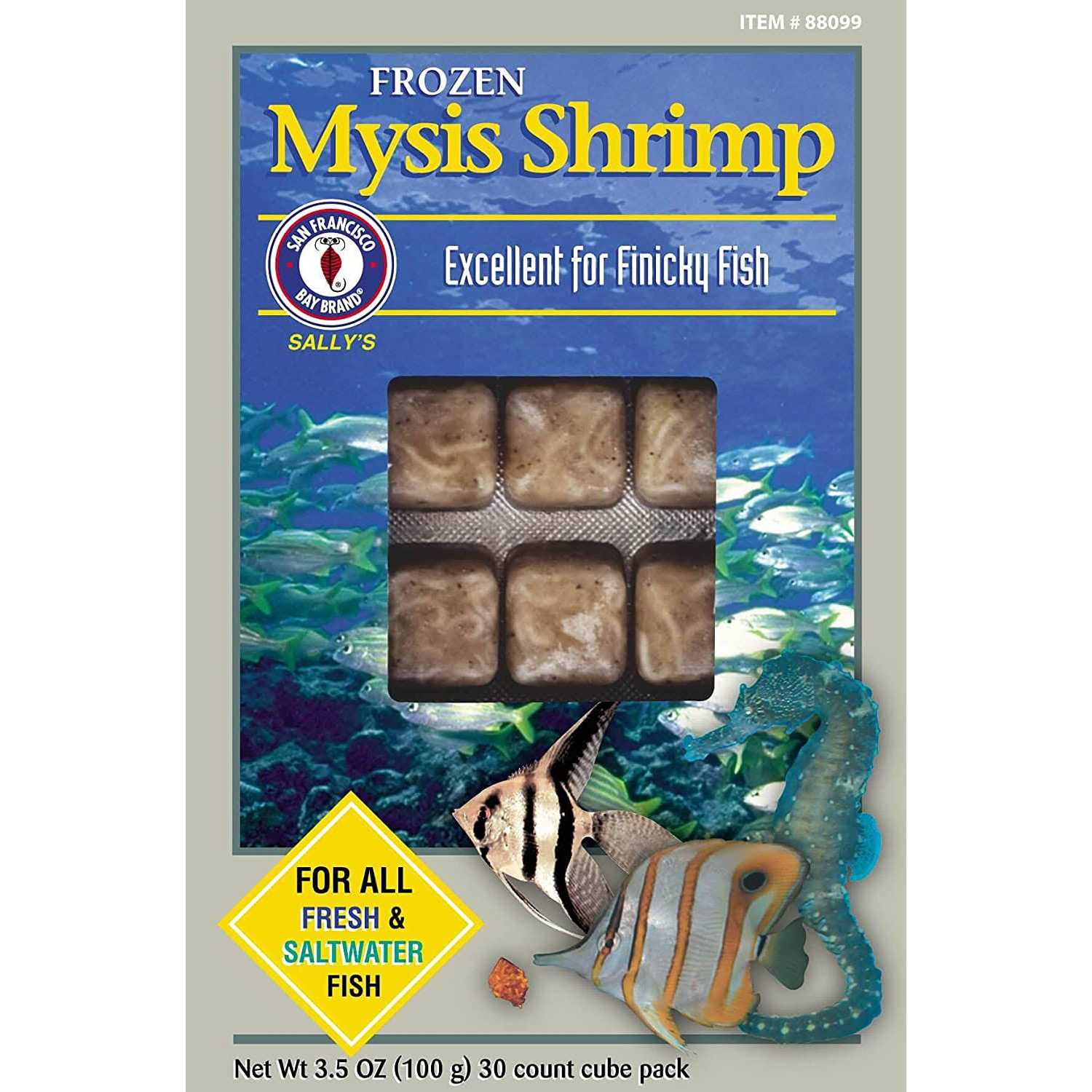 San Francisco Bay Frozen Mysis Shrimp - Nail Gallerys