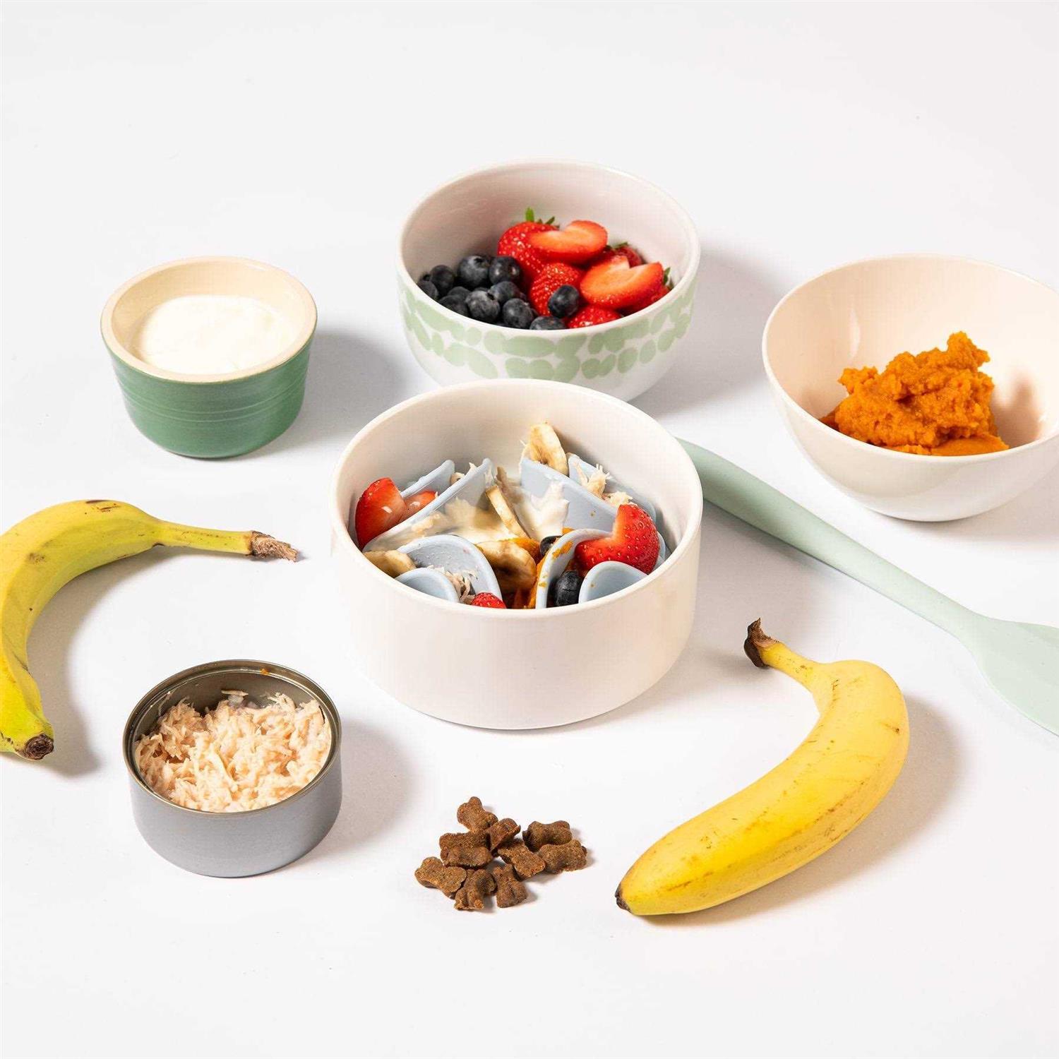 AWOO Good Vibes Silicone Bowl Insert Dog Feeding Mat - Nail Gallerys