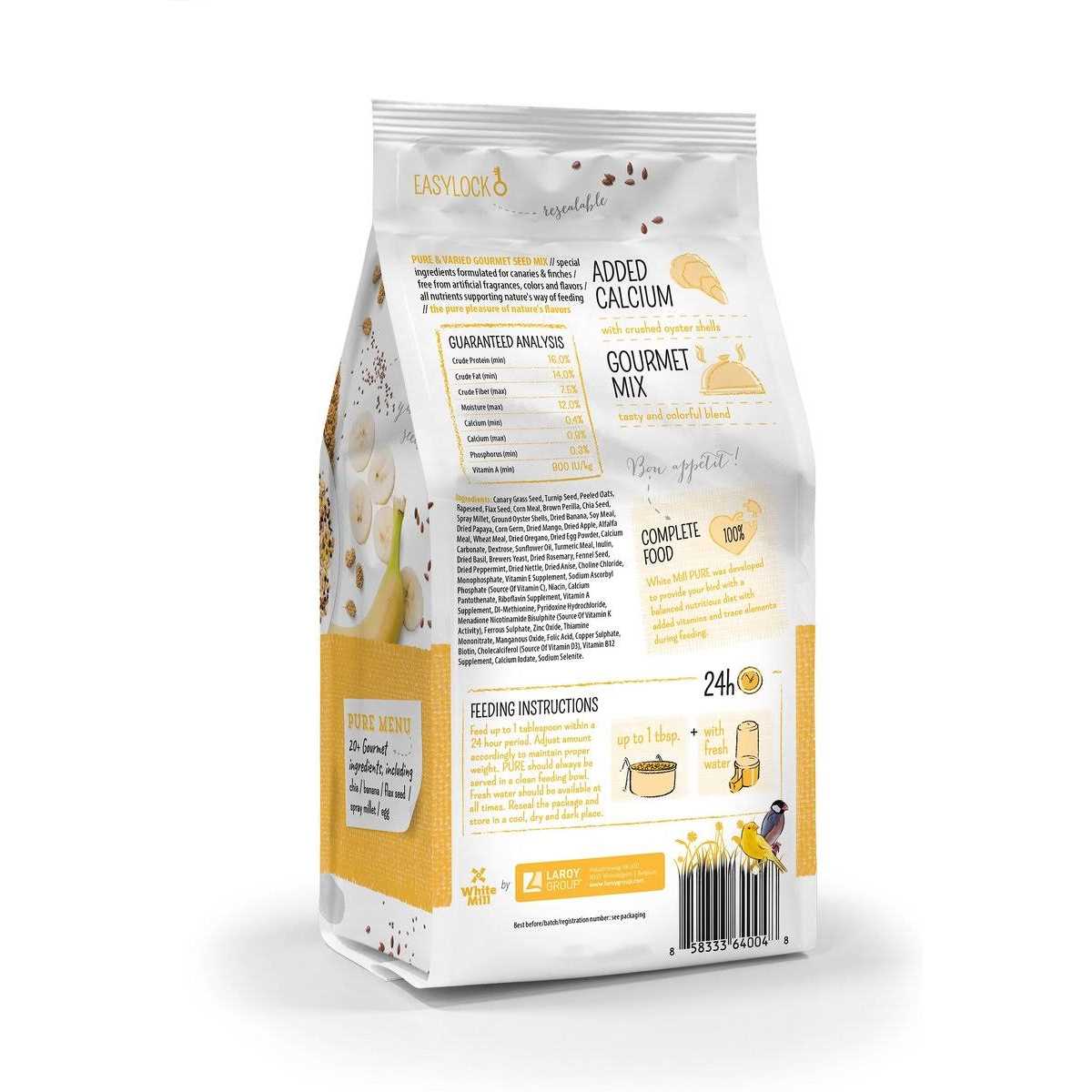 White Mill Pure Canary & Finch Food - Nail Gallerys