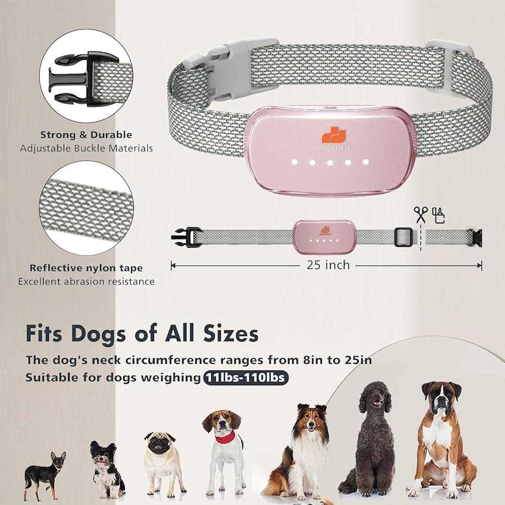 Smart Automatic Anti bark Dog Collar Intelligent Waterproof Rechargeable Barking Terminator - Nail Gallerys