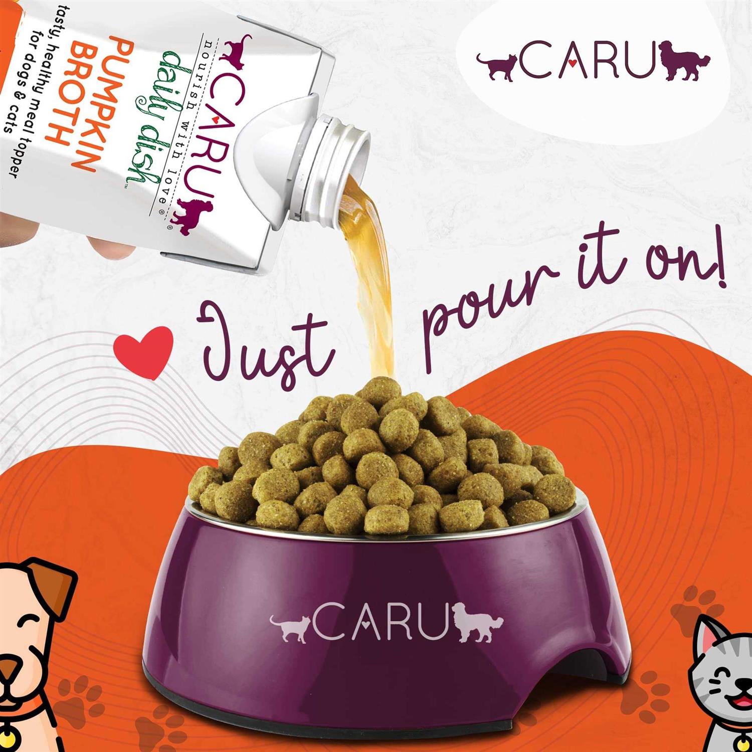 Caru Daily Dish Pumpkin Broth Meal Topper for Cats & Dogs - Nail Gallerys