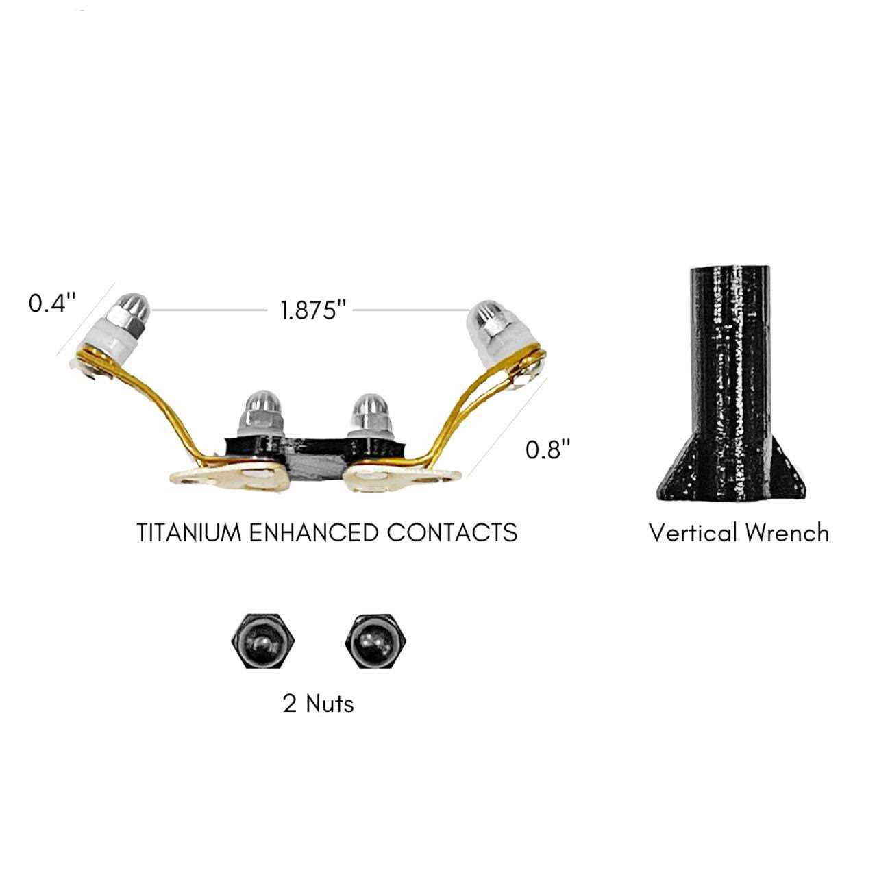 Dogtra Titanium Enhanced Contact Point - Nail Gallerys
