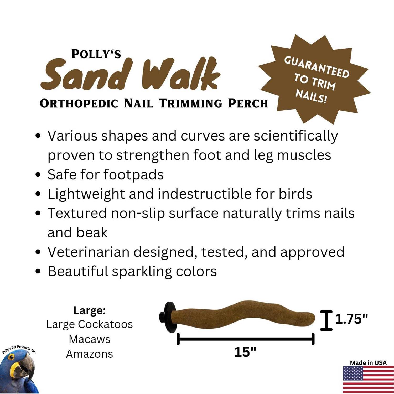 Polly’s Pet Products Orthopedic Sandwalk - Nail Gallerys