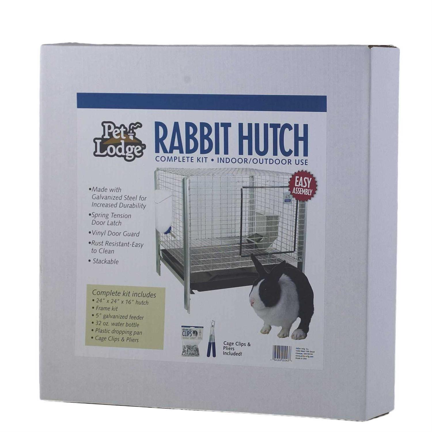 Pet Lodge Complete Rabbit Hutch Kit - Nail Gallerys