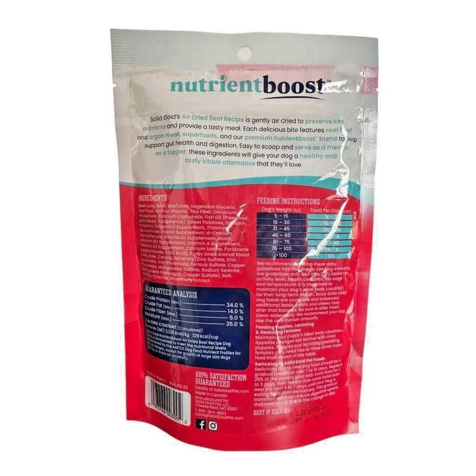 Solid Gold Air Dried Dog Food Toppers for Picky Eaters Dog Food Topper Made with Real - Nail Gallerys