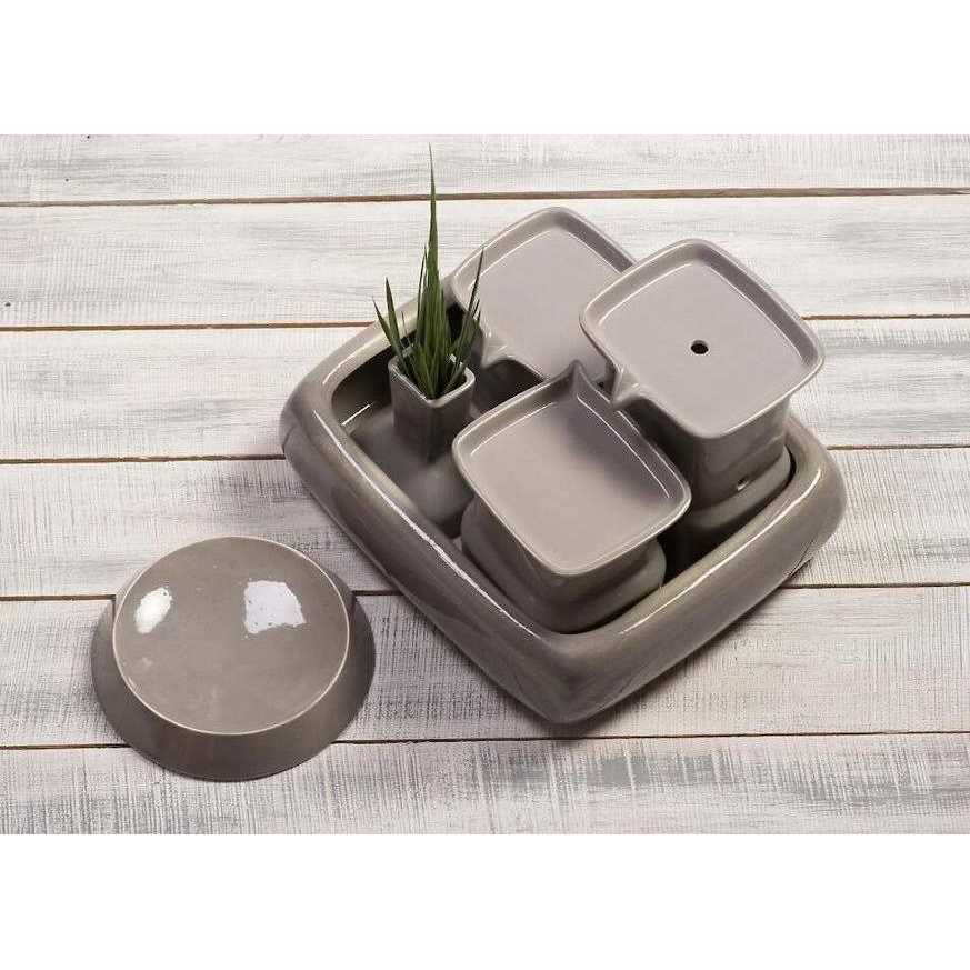 Miaustore Ceramic Cat Water Fountain - Nail Gallerys