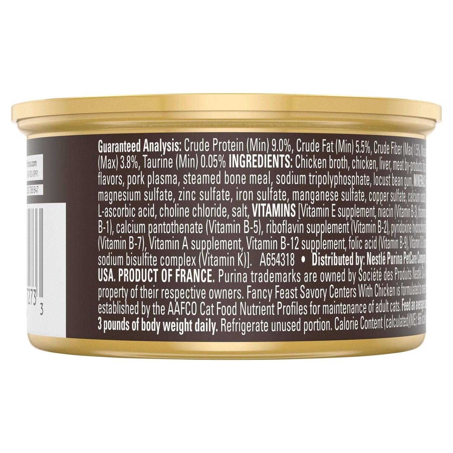 Fancy Feast Savory Centers Pate With Chicken & Gravy Cat Food - Nail Gallerys