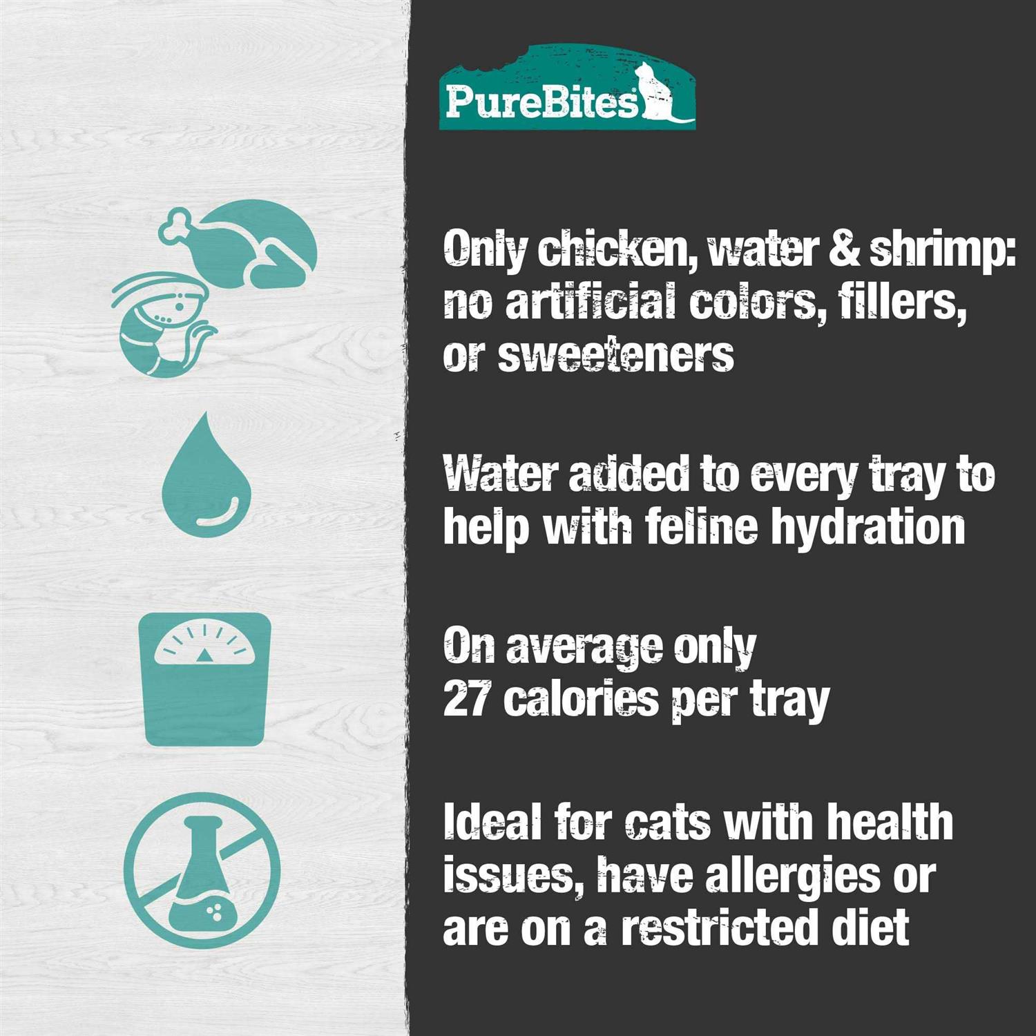 PureBites Mixers Chicken Breast & Wild Ocean Shrimp in Water Cat Food Topper Treat - Nail Gallerys